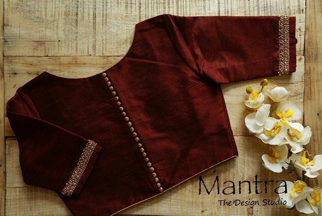 Blouse work by Abhilasha Boutique